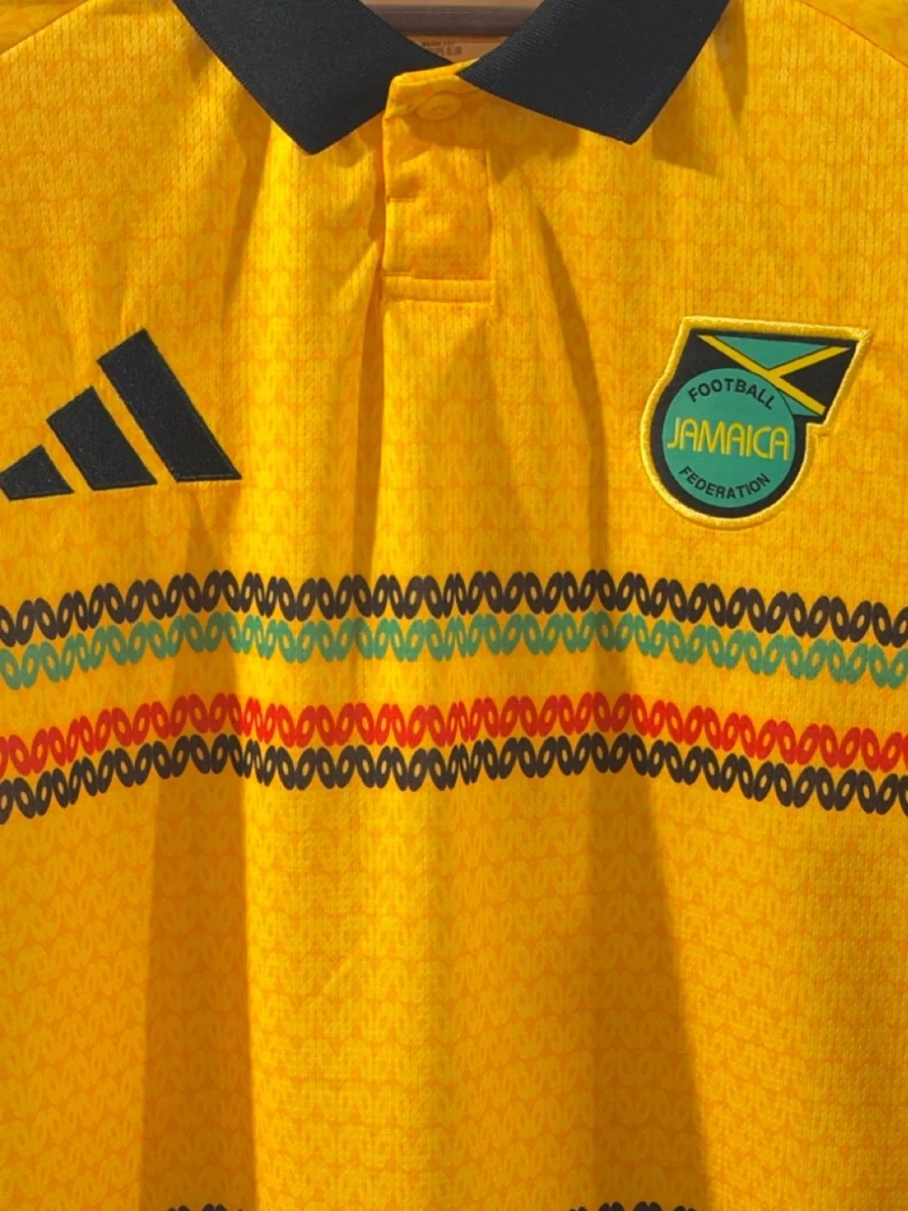 adidas x Bob Marley Jamaica Home Soccer Jersey Size Large (NWT)
